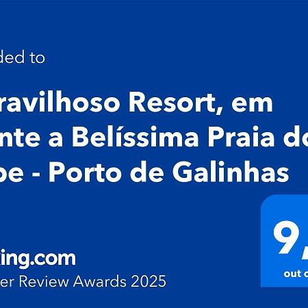 Maravilhoso Resort, Em Frente A Belissima Praia Do Cupe - Pôrto das Galinhas Zewnętrze zdjęcie